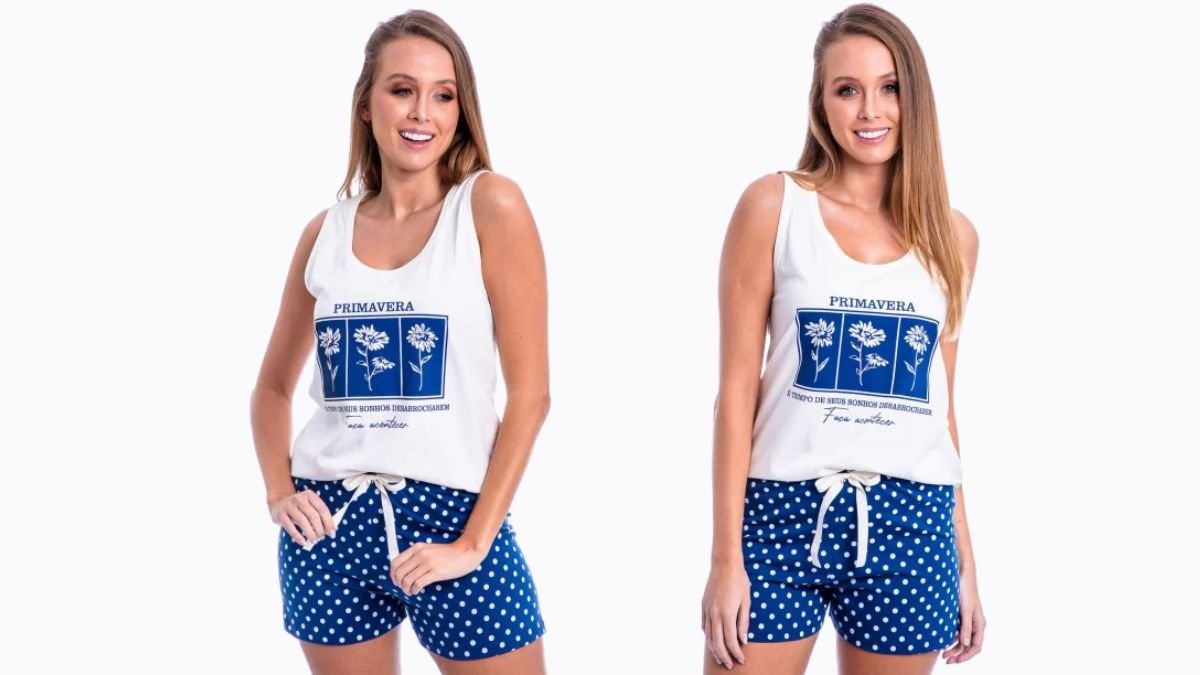 pijama de algodao