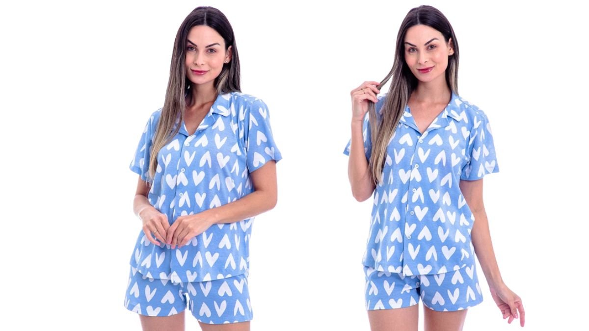 pijama azul dormir
