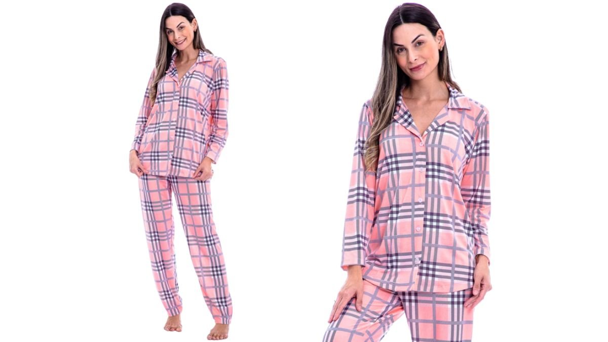 pijama americano rosa