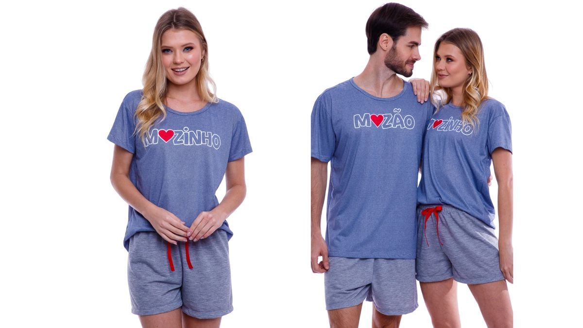 pijama de namorados