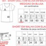 001    SHORT DOLL BLUSA DE MANGAS EM PV