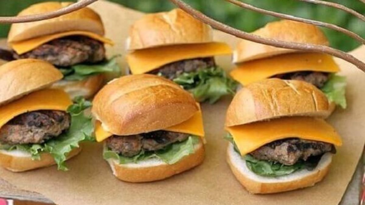 mini hamburguer